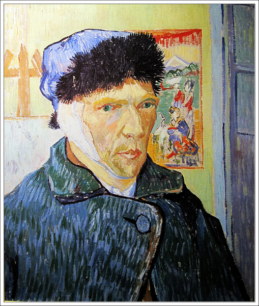 Portrait with Bandaged Ear 1889 割耳後自畫像
