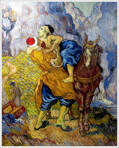 The Good Samaritan (after Delacroix) 1890好索瑪利亞人