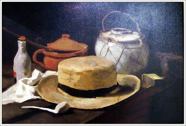Still Life with Straw Hat 1881有草帽的靜物