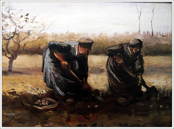 Peasant Women Digging Up Potatoes 1885 挖馬鈴薯的農婦