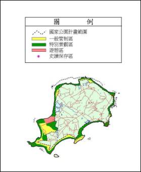 金門國家公園烈嶼區範圍